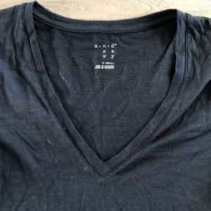 Tops | V Neck Burnout Tee | Poshmark